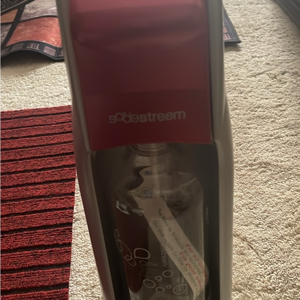 Red Sparkling Water Maker